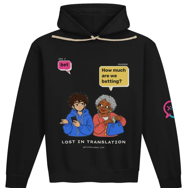 Sudadera con capucha Bet Grandma (caricatura)